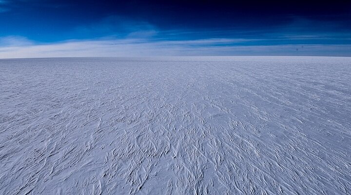 The Dome C plateau in Antarctica