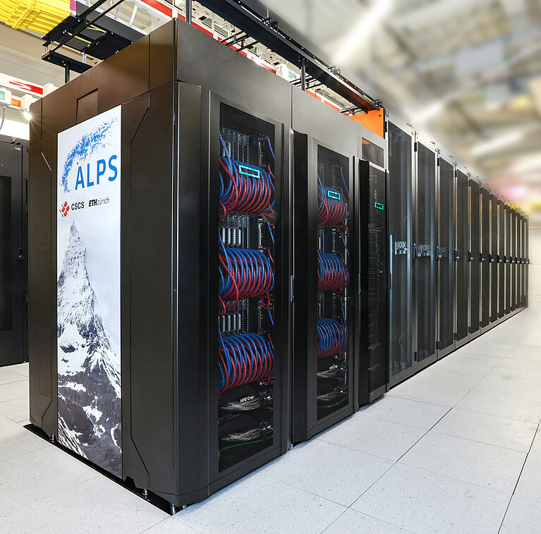 The AlpsE machine at EPFL in Lausanne.