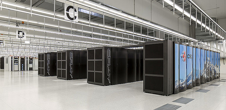 The Piz Daint supercomputer.